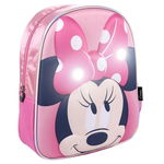 Ghiozdan Minnie Mouse 3D Cerda cu Luminite, 25x31x10 cm, Cerda