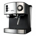 Masina espresso Voltz V51171A, 850W, 2 cafele, 15 bare, disc crem, spumant, pompa ULKA, Inox, Voltz