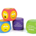 Cuburi pentru conversatii - EMOJI, Learning Resources, 2-3 ani +, Learning Resources