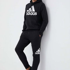 Pantaloni sport cu imprimeu logo, adidas Sportswear