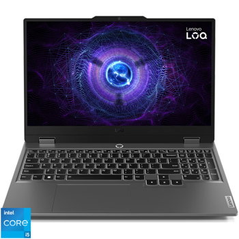 Laptop LOQ 15IRX9 15.6 inch FHD 144Hz Intel Core i7-13650HX 16GB DDR5 1TB SSD nVidia GeForce RTX 4060 8GB Luna Grey, Lenovo