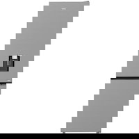 Beko Combina frigorifica Beko B3RCNA404HDXB, Capacitate 355 l, No Frost, Clasa E, HarvestFresh, Dispenser apa, AeroFlow, H 203.5 cm, Argintiu, Beko