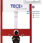 Rezervor WC Tece incastrat, clapeta inclusa, actionare dubla, 10 L