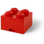 Room Copenhagen LEGO Desk Drawer 4 , storage box (red, knobs), Room Copenhagen