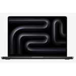 Laptop APPLE MacBook Pro 14 mrx33ze/a, Apple M3 Pro, 14.2" Liquid Retina XDR, 18GB, SSD 512GB, 14-core GPU, macOS Sonoma, Space Black - Tastatura layout INT