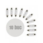 Bec auto SV8.5- 15x41mm 12V 10W Pret / set de 10buc, 