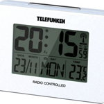 Statie meteo, Telefunken, Schimbare automata a orei, Temperatura interioara, Calendar, Alb