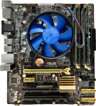 Kit Placa de baza ASUS B85M-E +  Xeon E3-1245 v3 (i7 4770) + 16 gb + cooler