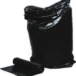 Saci menajeri HDPE, 120 l, negru, 10 bucati/rola, Generic