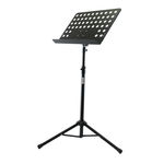 Stativ pentru partitura, 940-1420 mm, inaltime reglabila, Negru