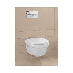 Set vas WC suspendat Villeroy & Boch Architectura COMPACT Alb cu capac Soft Close, Villeroy&Boch