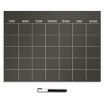 Sticker decorativ tabla de scris Wallpops Dry Erase Calendar