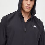 adidas Performance, Jacheta cu gluga pentru alergare Run It, Negru, S