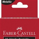 Set 10 creioane colorate - Metallic Colour Pencils, Faber-Castell