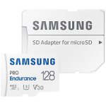 Card memorie Samsung Micro SDXC PRO Endurance (2022) UHS-1 Clasa 10 128GB + Adaptor SD, Samsung