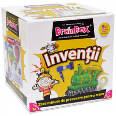 Joc educativ Brainbox, Inventii, lb. romana, minim 1 jucator, +8 ani