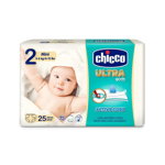 Scutece Chicco Ultra Soft Mini nr.2 3-6kg 25buc, CHICCO