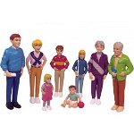 Familie de europeni Miniland 8 figurine, Miniland