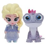Set 2 Mini Figurine Elsa si Cameleon Whisper and Glow Frozen 2