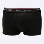 Tommy Hilfiger, Set de boxeri - 3 perechi, Negru/alb optic/gri melange, S