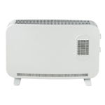 Convector Electric 2000w, Turbo, Material Otel, Control Termostatic, 3 Setari Incalzire, Dimensiuni 435 X 730 X 150 Mm, Design Modern, Alb, KlaussTech