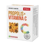 Propolis + Vitamina C, 30 tablete masticabile, ParaPharm, Quantum Parapharm