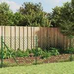 Gard plasă de sârmă cu bordură, verde, 1x10 m, Casa Practica