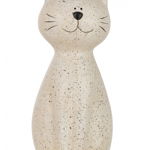 Figurina Cat, Rasina, Bej, 12x11.5x22 cm