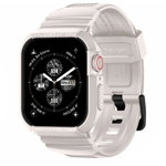 Accesoriu smartwatch Rugged Armor Pro compatibila cu Apple Watch 4/5/6/7/8/9/SE 44/45mm Dune Beige, Spigen