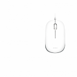 Mouse Serioux cu fir, optic, Noblesse 9800M, 1000dpi, alb-gri, ambidextru, blister, cablu 1.6m, USB, SERIOUX