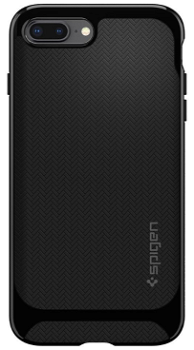Carcasa Spigen Neo Hybrid Herringbone compatibila cu iPhone 7/8 Plus Shiny Black