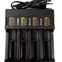 Incarcator MS-484AX 4 Acumulatori 4.2V Li-Ion 18650 cu 4 Porturi la priza 220V, GAVE