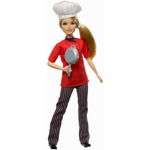 Mattel - Papusa Barbie Cariera , Chef in bucatarie