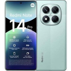 Smartphone Xiaomi Redmi Note 14 Pro, 256GB, 8GB RAM, Dual SIM, 5G, 4-Camere, Coral Green + Xiaomi High-capacity gel pen, Xiaomi