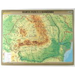 Harta fizica a Romaniei
