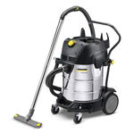 Aspirator umed/uscat Karcher NT 75/2 Tact² Me, 2760 W, 254 mbar, 75 L (Argintiu/Negru), Karcher