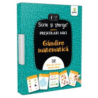 Gandire matematica. Pentru prescolari mici. 32 fise de lucru refolosibile - ***