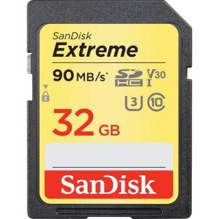 Card memorie Sandisk Extreme SDHC SDSDXVE-032G-GNCIN, 32GB, 90/40 MB/s, V30 UHS-I U3, SanDisk