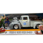 Set masinuta cu figurina - Guile si Ford F-100 1956 | Jada Toys, Jada Toys