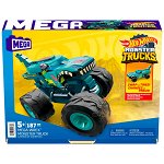 Mega Construx Hot Wheels Mega Wrex Monster Truck Construction Toy, MegaBloks
