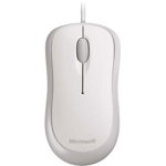 Mouse Microsoft Basic, Optic, 3 butoane, scroll, USB, ergonomic, Alb, MICROSOFT