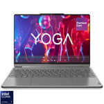 Ultrabook Lenovo 14'' Yoga 9 2-in-1 14IMH9, 4K OLED Touch, Procesor Intel® Core™ Ultra 7 155H (24M Cache, up to 4.80 GHz), 32GB DDR5X, 1TB SSD, Intel Arc, Win 11 Pro, Luna Grey, 3Yr Onsite Premium Care, Lenovo