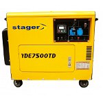 Generator insonorizat STAGER YDE7500TD - Diesel monofazat