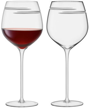 Set 2 pahare vin rosu LSA International Verso 750ml Cut