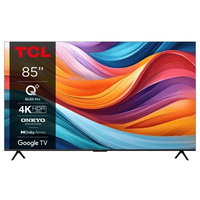Televizor QLED TCL 85T7B, 214 cm, Smart Google TV, 4K Ultra HD, Clasa F, TCL