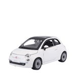 Car fiat 500 white, BBURAGO