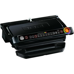 Gratar electric Tefal OptiGrill+ XL GC722834, 2000W, 9 programe, indicator gatire, 4 setari de temperatura, senzor automat de gatire, placi detasabile antiaderente 40 x 20 cm, negru