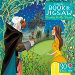Set Puzzle si Carte - Beauty and the Beast Usborne Books