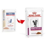 Royal Canin Felin Hrana Umeda Renal cu Vita 12x85 g, Royal Canin