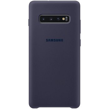 Husa de protectie Samsung Silicone pentru Galaxy S10 Plus G975, Navy